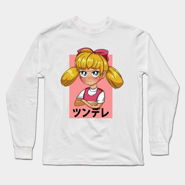 Tsundere Helga Long Sleeve T-Shirt by Biscuit